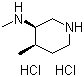 (3R,4R)-rel-N,4-Dimethyl-3-piperidinamine hydrochloride molecular structure (CAS 1206825-53-7)