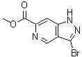 3-Bromo-1H-pyrazolo[4,3-c]pyridine-6-carboxylic acid methyl ester molecular structure (CAS 1206979-28-3)