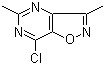 7-Chloro-3,5-dimethylisoxazolo[4,5-d]pyrimidine molecular structure (CAS 1207175-20-9)