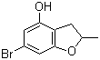 6-Bromo-2,3-dihydro-2-methyl-4-benzofuranol molecular structure (CAS 1207176-06-4)