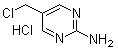 2-Amino-5-chloromethylpyrimidine hydrochloride molecular structure (CAS 120747-86-6)
