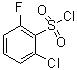2-Chloro-6-fluorobenzenesulfonyl chloride molecular structure (CAS 1208075-25-5)