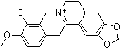 5,6,8,13-Tetrahydro-9,10-dimethoxy-benzo[g]-1,3-benzodioxolo[5,6-a]quinolizinium molecular structure (CAS 120834-89-1)