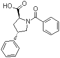 trans-1-Benzoyl-4-phenyl-L-proline molecular structure (CAS 120851-71-0)