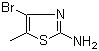 4-Bromo-5-methyl-2-thiazolamine molecular structure (CAS 1209167-05-4)