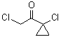 1-氯-1-氯乙酰基环丙烷分子结构 (CAS 120983-72-4)