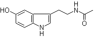 结构式 CAS# 1210-83-9, N-乙酰基血清素