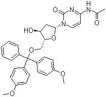 5'-O-(4,4'-Dimethoxytrityl)-N4-acetyl-2'-deoxycytidine molecular structure (CAS 121058-82-0)
