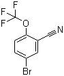 structure of CAS# 1210906-15-2, 5-Bromo-2-(trifluoromethoxy)benzonitrile