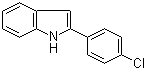 2-(4-Chlorophenyl)-1H-indole molecular structure (CAS 1211-35-4)