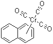Tricarbonyl(naphthalene)chromium molecular structure (CAS 12110-37-1)