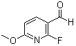 2-Fluoro-6-methoxy-3-pyridinecarboxaldehyde molecular structure (CAS 1211530-70-9)