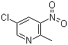 5-Chloro-2-methyl-3-nitropyridine molecular structure (CAS 1211533-93-5)
