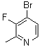 结构式 CAS# 1211583-78-6, 4-溴-3-氟-2-甲基吡啶