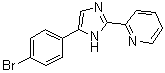 2-[5-(4-Bromophenyl)-1H-imidazol-2-yl]pyridine molecular structure (CAS 1211593-39-3)