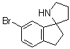 6-Bromo-2,3-dihydrospiro[1H-indene-1,2'-pyrrolidine] molecular structure (CAS 1211594-29-4)