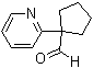 1-(2-Pyridinyl)cyclopentanecarboxaldehyde molecular structure (CAS 1211594-98-7)