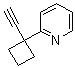 2-(1-Ethynylcyclobutyl)pyridine molecular structure (CAS 1211596-04-1)