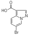 6-溴吡唑并[1,5-a]吡啶-3-羧酸分子结构 (CAS 1211596-19-8)