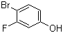 4-Bromo-3-fluorophenol molecular structure (CAS 121219-03-2)