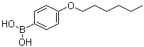 4-Hexyloxybenzeneboronic acid molecular structure (CAS 121219-08-7)