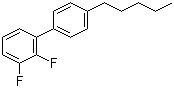 结构式 CAS# 121219-17-8, 2,3-二氟-4'-戊基联苯