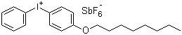 4-Octyloxydiphenyliodonium hexafluoroantimonate molecular structure (CAS 121239-75-6)