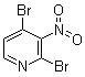 3-Nitro-2,4-dibromopyridine molecular structure (CAS 121263-10-3)
