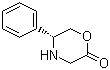 structure of CAS# 121269-45-2, (5R)-3,4,5,6-Tetrahydro-5-phenyl-4(H)-1,4-oxazin-2-one;(R)-5-Phenyl-morpholin-2-one