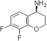 (4S)-7,8-Difluoro-3,4-dihydro-2H-1-benzopyran-4-amine molecular structure (CAS 1213161-36-4)