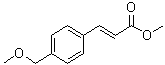 (E)-3-[4-(Methoxymethyl)phenyl]-2-propenoic acid methyl ester molecular structure (CAS 121379-29-1)