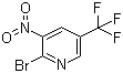 结构式 CAS# 1214336-90-9, 2-溴-3-硝基-5-(三氟甲基)吡啶