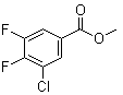 结构式 CAS# 1214344-87-2, 3-氯-4,5-二氟苯甲酸甲酯