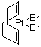 (1,5-Cyclooctadiene)platinum dibromide molecular structure (CAS 12145-48-1)