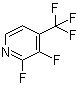 2,3-Difluoro-4-(trifluoromethyl)pyridine molecular structure (CAS 1215034-77-7)