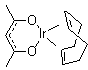 结构式 CAS# 12154-84-6, (乙酰基丙酮)(1,5-环辛二烯)铱(I)