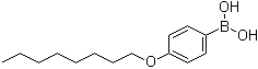 结构式 CAS# 121554-09-4, 4-辛氧基苯硼酸