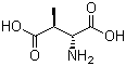 (2S,3R)-2-Amino-3-methylsuccinic acid molecular structure (CAS 121570-10-3)