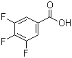 structure of CAS# 121602-93-5, 3,4,5-Trifluorobenzoic acid