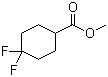 4,4-Difluorocyclohexanecarboxylic acid methyl ester molecular structure (CAS 121629-14-9)
