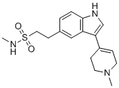 structure of CAS# 121679-20-7, 3,4-Didehydronaratriptan;N-methyl-2-[3-(1-methyl-3,6-dihydro-2H-pyridin-4-yl)-1H-indol-5-yl]ethanesulfonamide