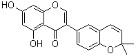 3-(2,2-Dimethyl-2H-1-benzopyran-6-yl)-5,7-dihydroxy-4H-1-benzopyran-4-one molecular structure (CAS 121747-89-5)
