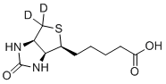 (环-6,6-D2) 生物素分子结构 (CAS 1217481-41-8)