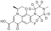 Levofloxacin-d8 molecular structure (CAS 1217716-71-6)