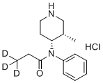 Normethyl Fentanyl-d3 Hydrochloride Salt molecular structure (CAS 1217732-80-3)