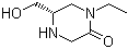 (5S)-1-乙基-5-(羟基甲基)-2-哌嗪酮分子结构 (CAS 1217812-75-3)