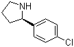 (R)-2-(4-Chlorophenyl)pyrrolidine molecular structure (CAS 1217831-54-3)