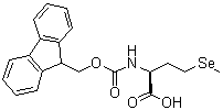 (2S)-2-[[(9H-Fluoren-9-ylmethoxy)carbonyl]amino]-4-(methylseleno)butanoic acid molecular structure (CAS 1217852-49-7)