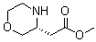结构式 CAS# 1217976-31-2, (3R)-3-吗啉乙酸甲酯