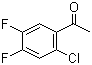 2'-Chloro-4',5'-difluoroacetophenone molecular structure (CAS 121872-94-4)